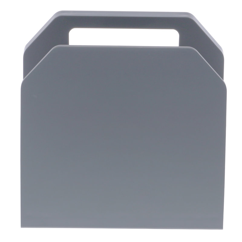 Plastic File Organizer, Gray