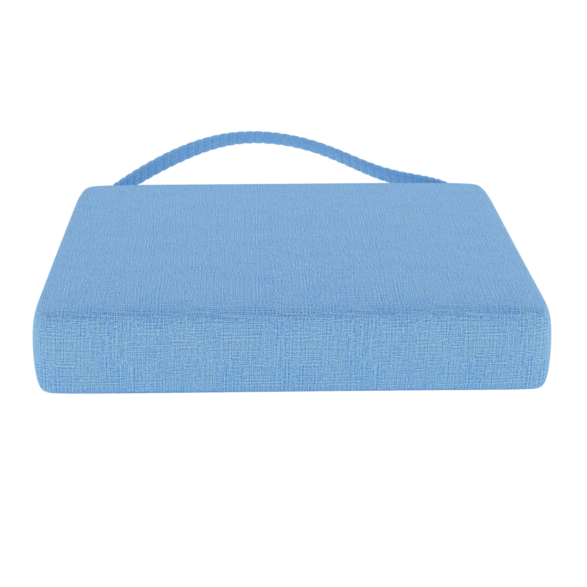 Sunbrella® Indoor/Outdoor Dining Chair Cushion, Canvas Air Blue Sunbrella® Canvas