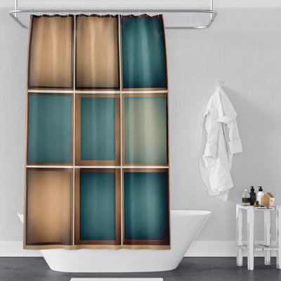 Arjunan Geometric Shower Curtain