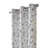 Flora Blackout Grommet Curtain Panel in Silver-1251244326