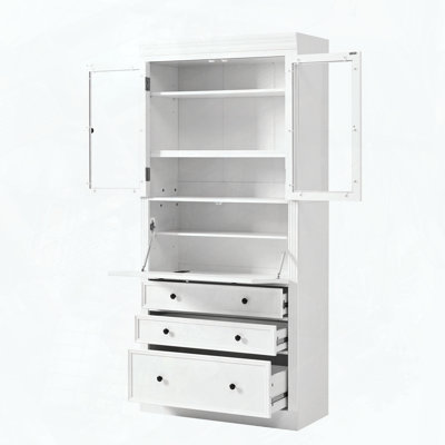 Freestanding Kitchen Pantry Storage Multifunctional Cupboard