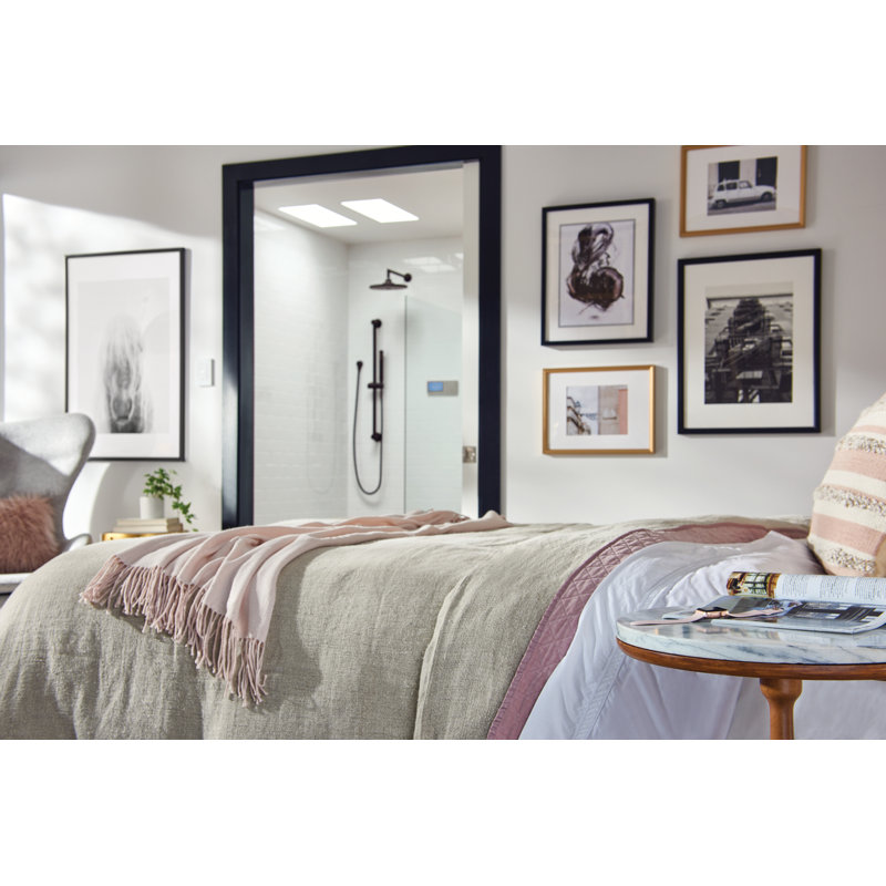 Smart Shower 2-Outlet Digital Shower Controller for Thermostatic Shower Valve, Terra Beige