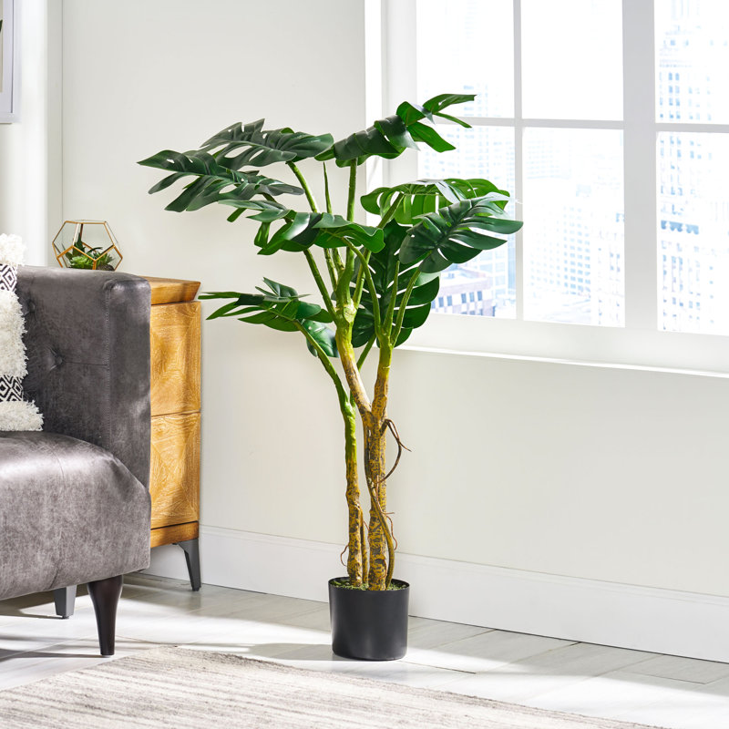 120CM ARTIFICIAL MONSTERA TREE