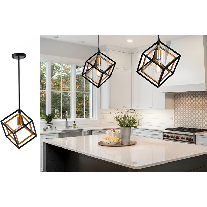 Luminaire suspendu géométrique 1 lumière
