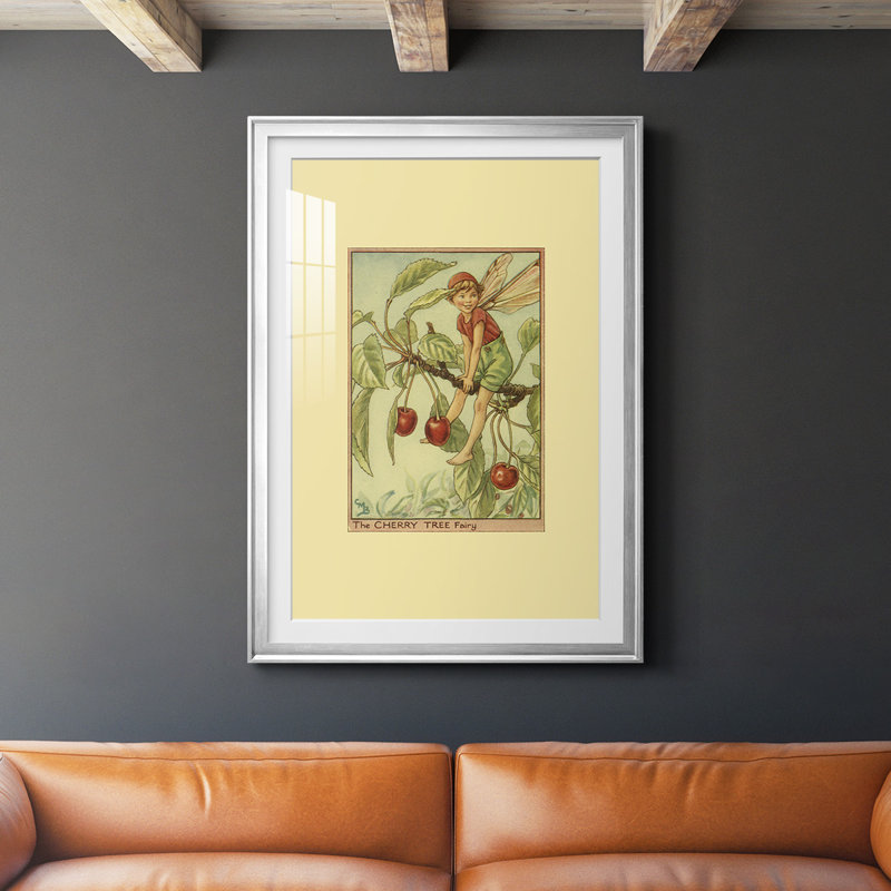 «The Cherry Tree Fairy», reproduction encadrée de qualité supérieure - prête à être accrochée, L 30,5 po x H 42,5 po