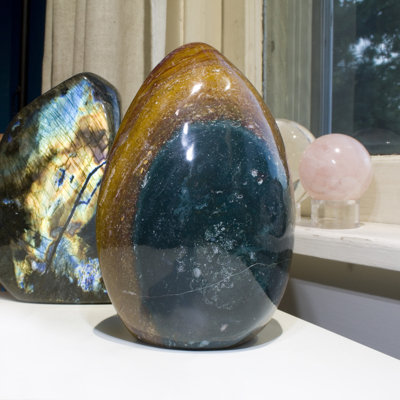 Sculpture océan jaspe