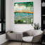  «Tigre» par Alicia Ludwig, art mural en verre acrylique, 36 po x 36 po