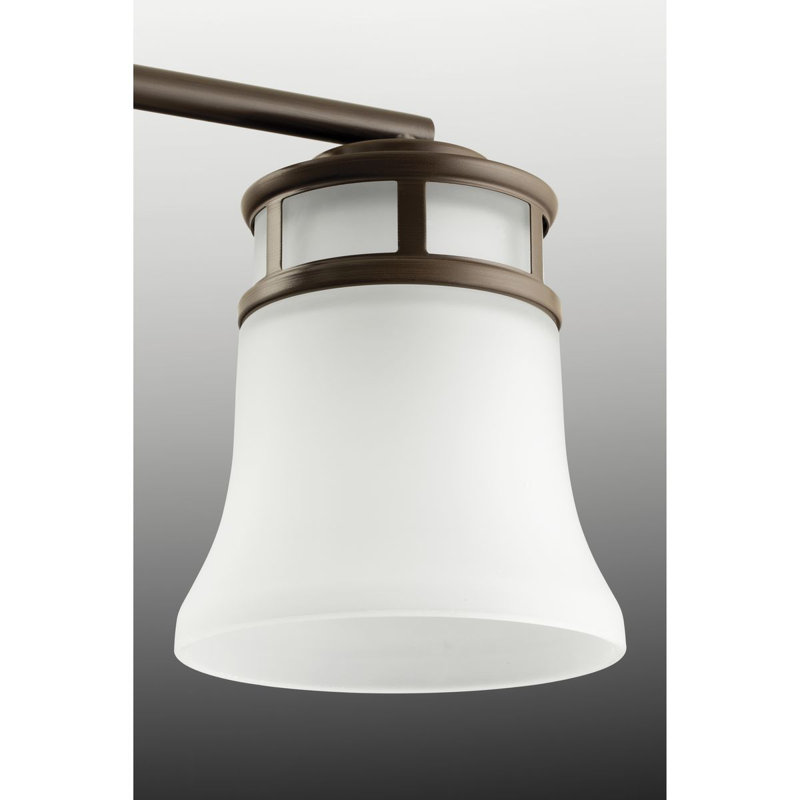 Cascadia 3 - Light Steel Dimmable Chandelier, Antique Bronze