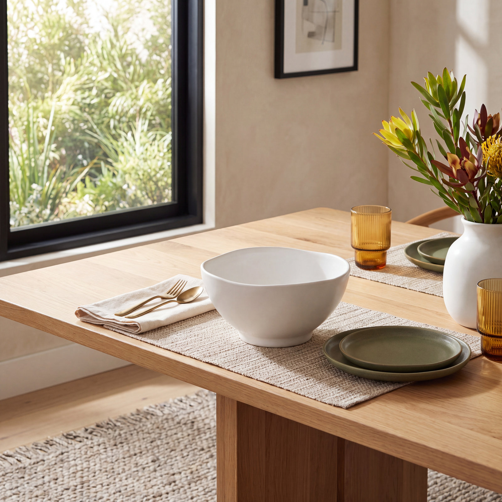 Fortessa Heirloom Stoneware Rice Bowl, Linen