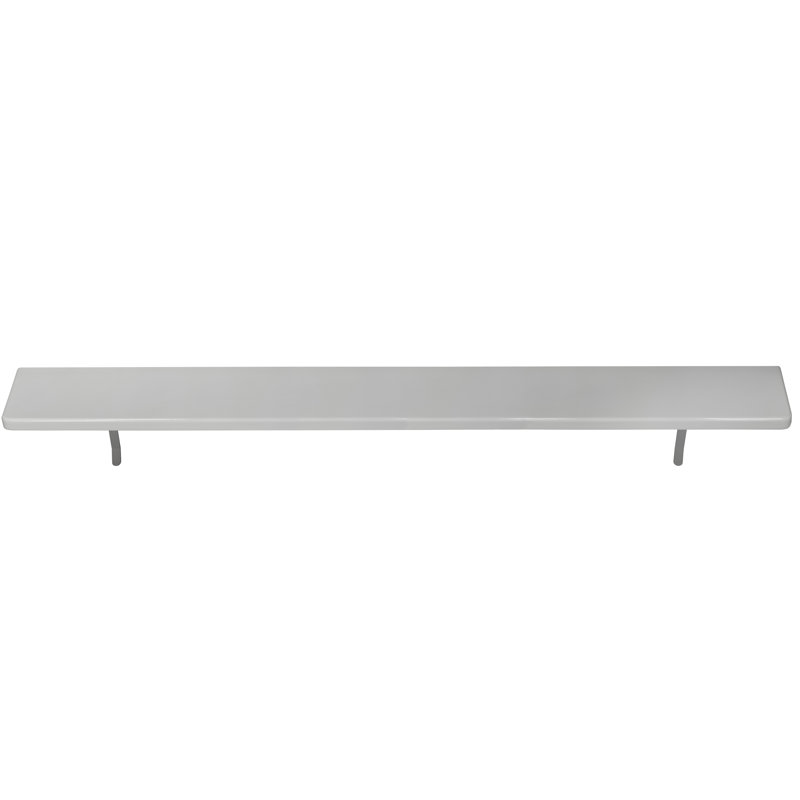Floating Shelf with Adjustable Shelves, 2cm H x 120cm W x 15cm D