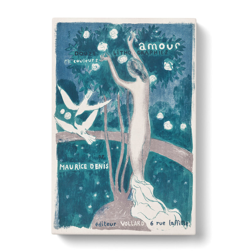 Love Cover by Maurice Denis - Wrapped Canvas Painting, 50cm H x 35cm W x 3cm D