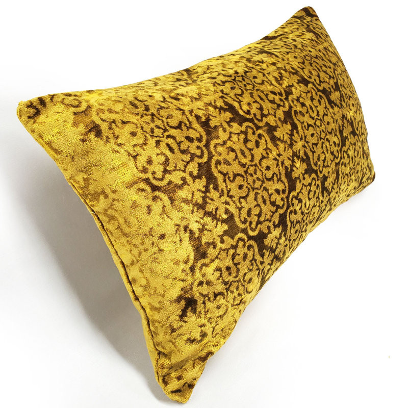 Coussin Artemis, polyester, Or