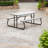 Rectangular Outdoor Folding Picnic Table