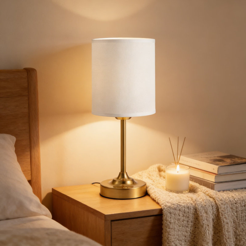 Lampe de table rechargeable sans fil avec gradation continue, charge rapide USB-C, batterie longue durée 4000Mah, design rétro pour la chambre à coucher, le salon, la veilleuse et l'utilisation d'urgence