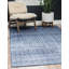 Tapis saphir géométrique Desdemona-40280510