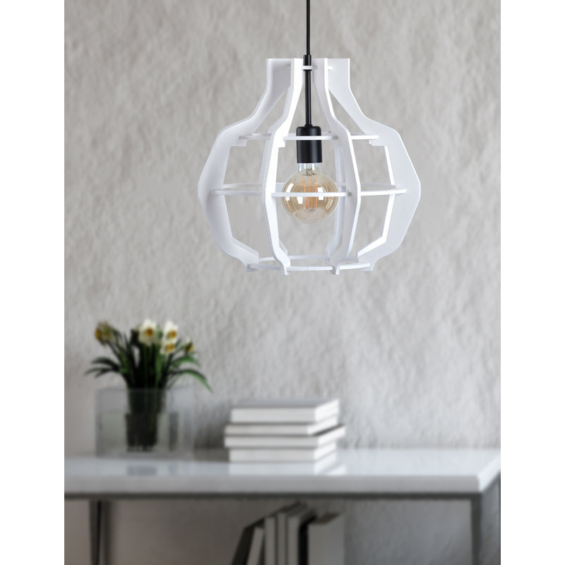 Viramontes 1 - Light Single Pendant, White