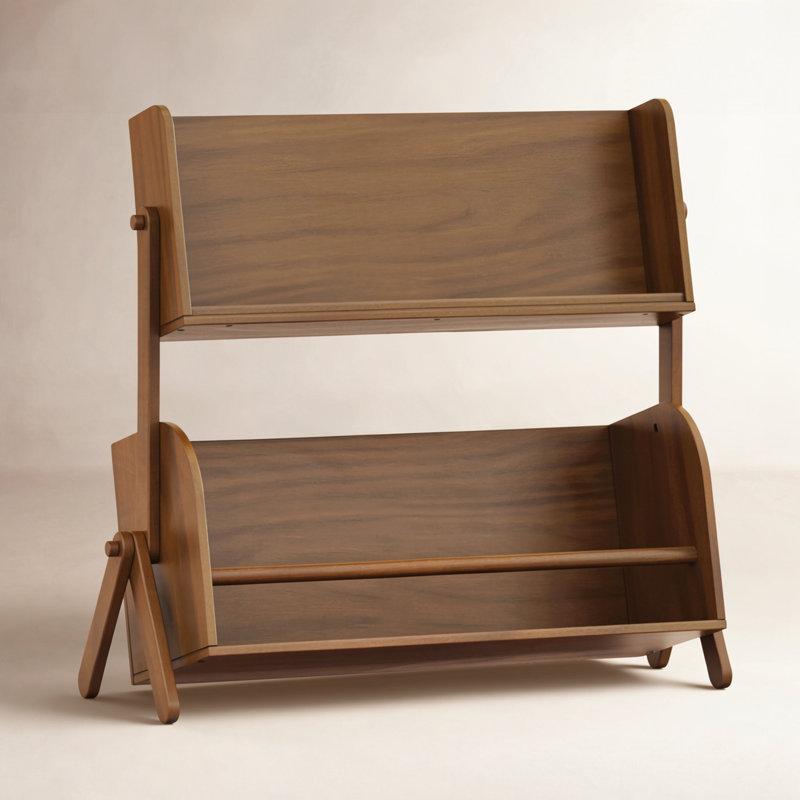 Tally Storage and Bookshelf, Natural Walnut