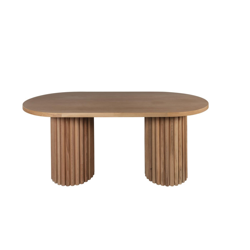 Ferro Beech Oval Dining Table