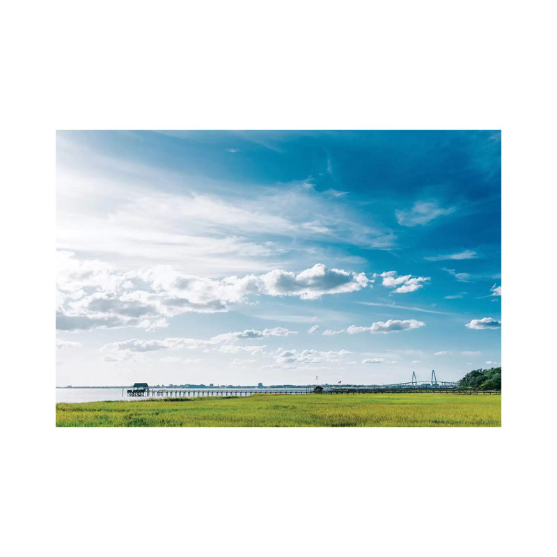 Charleston's Pitt Street Bridge II by Bethany Young - Print on Canvas, Wrapped Canvas, 20.32cm H x 30.48cm W x 1.91cm D