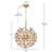 Kethe 8-Light Global Crystal Chandelier