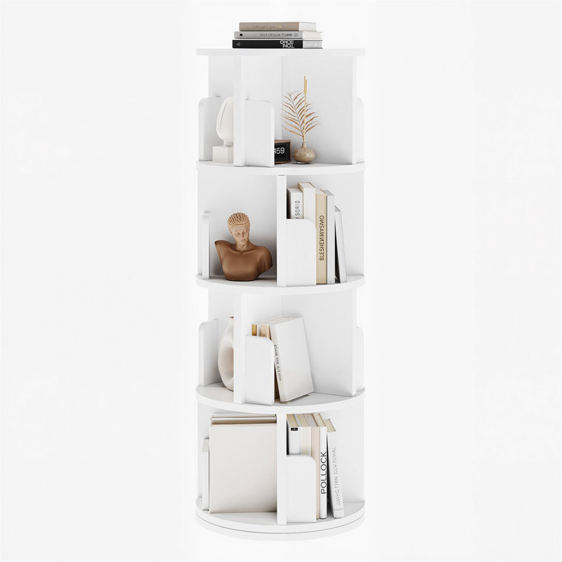 128cm H x 40cm W Particle Board Corner Bookcase