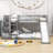 Twin Over Twin Wood Bunk Bed with Slide and Storage Staircase-1236857203