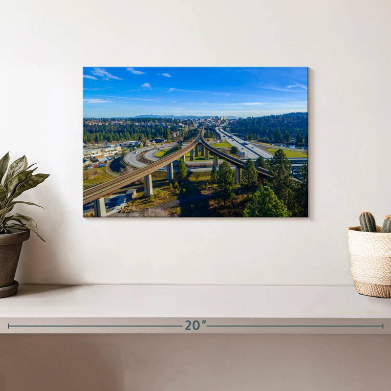 Paysage urbain de Spokane, H 8 po x l 12 po