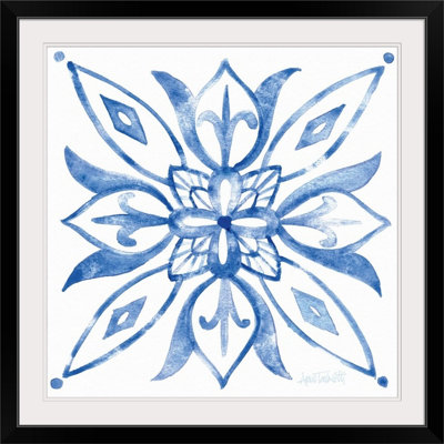 «Tile Stray II Blue» par Anne Tavoletti, impression
