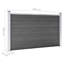 Jamaal 105.0036cm H x 353.0092cm W Black Composite Fence Panels