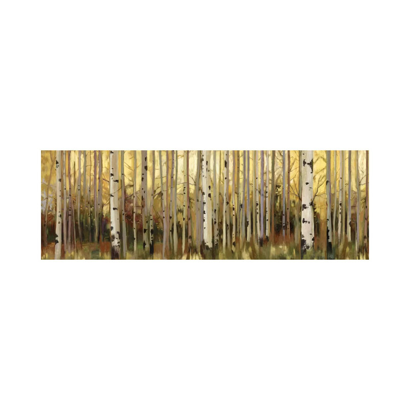 Forest Light by Allison Pearce - Panoramic Print on Canvas, 121.92 cm H x 40.64 cm W x 1.91 cm D, Wrapped Canvas
