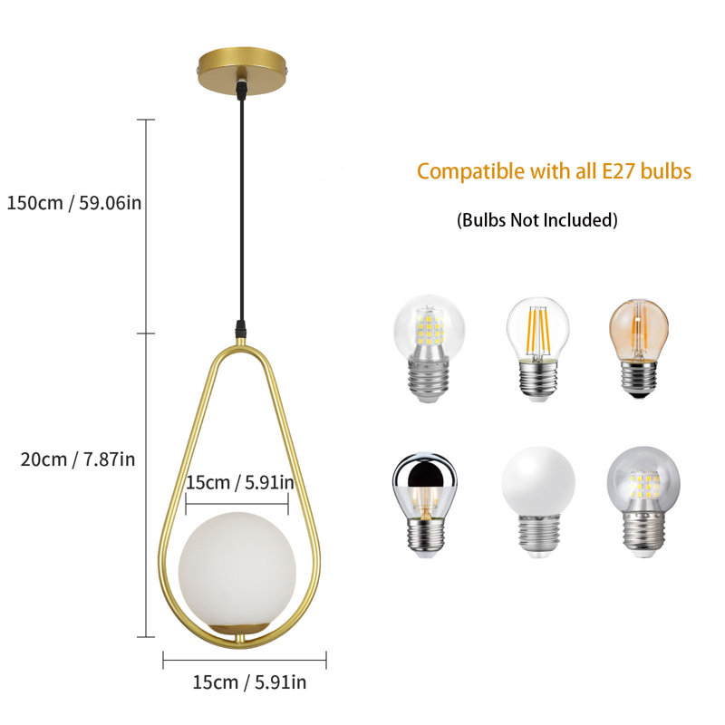 DELIPOP 150CM Simple Spherical Chandelier