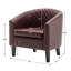 Fauteuil demi-tonneau capitonné 2 pièces Oscar-88292654