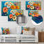 Impression florale vibrante de marguerites multicolores II - marguerites-1857626738-1857626750
