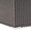 Panier de rangement extérieur en fer gris, 33,53 po Profondeur x largeur: 24,54 po, choix de patio avec cadre solide, nécessaire