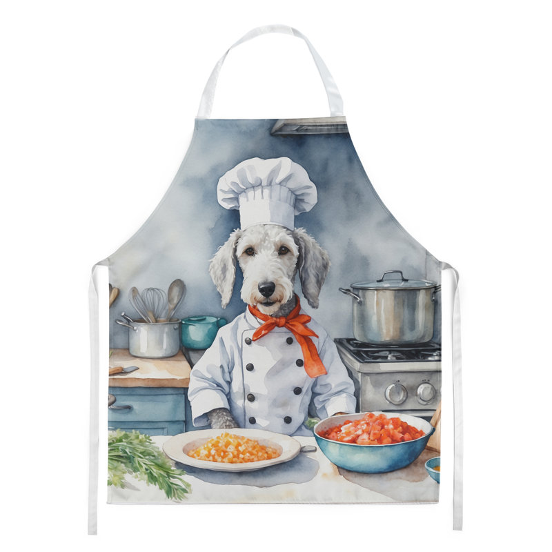 Bedlington Terrier The Chef Tablier
