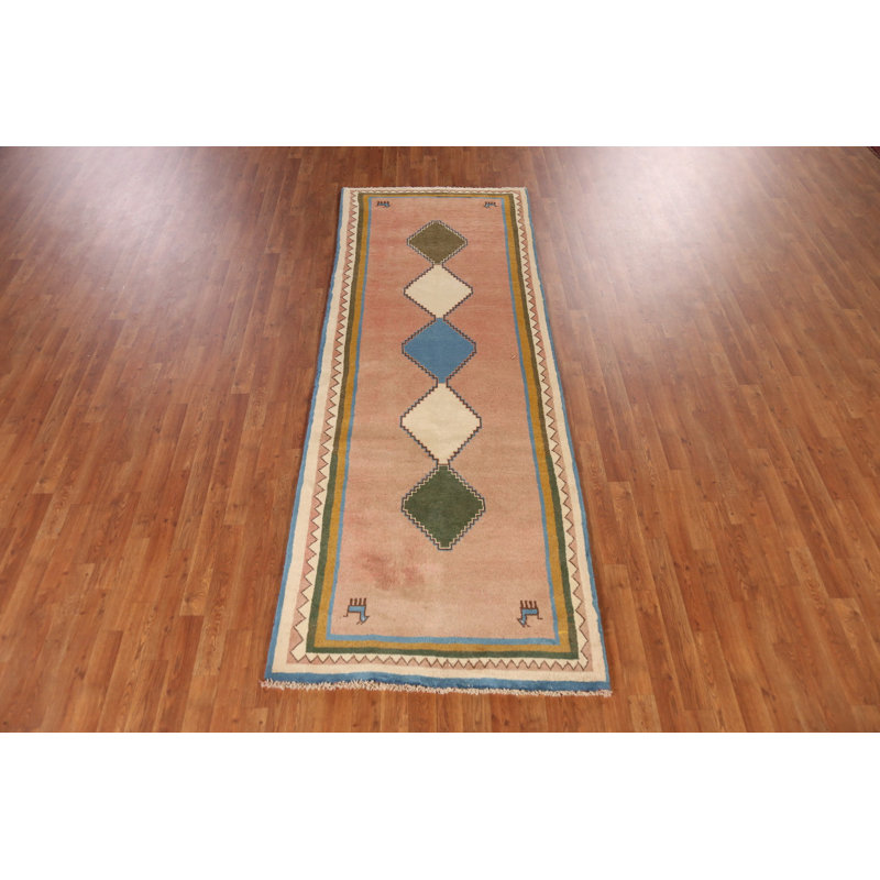 Tapis de style géométrique en laine Gabbeh