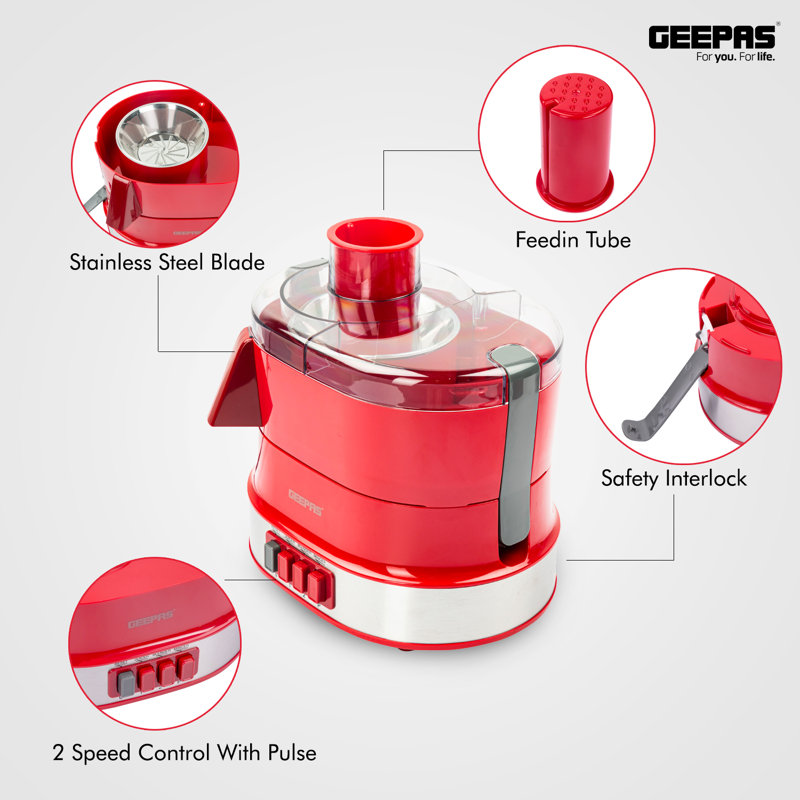 Geepas 2 Speed 1.5ml Blender Food Processor Combo