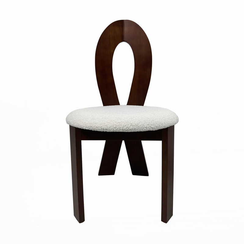 Teddy Upholstered Solid Wooden Dining Chairs