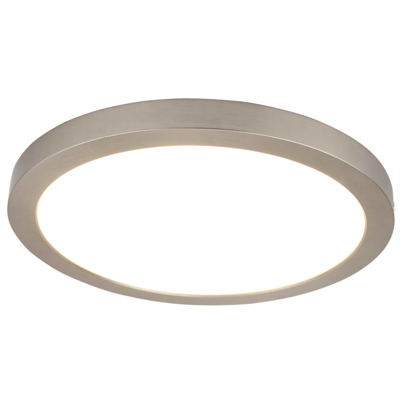Plafonnier encastré 1 lumière à del à cercle simple 13 po Kinsey