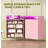 Tall 4-Drawer Dresser with RGB Lights & Charging Station, App Controlled Music Sync LED Dresser-386234759
