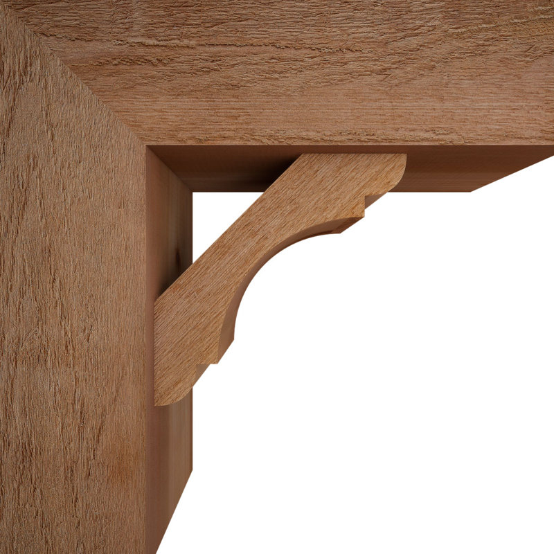 Support de bloc olympique avec entretoise décalée, 22 X 22, Cèdre rouge occidental de l 8 po (scié brut)