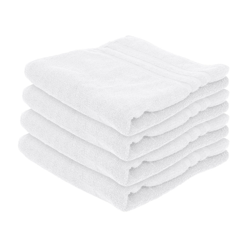 Cotton Bath Towels, White
