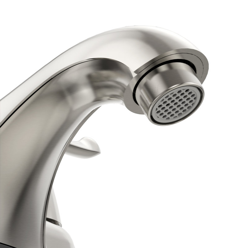 Centerset 2-handle Bathroom Faucet with Drain Assembly