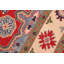 Tapis oriental rouge en laine noué à la main de 5 pi x 7 pi 5 po Paderna