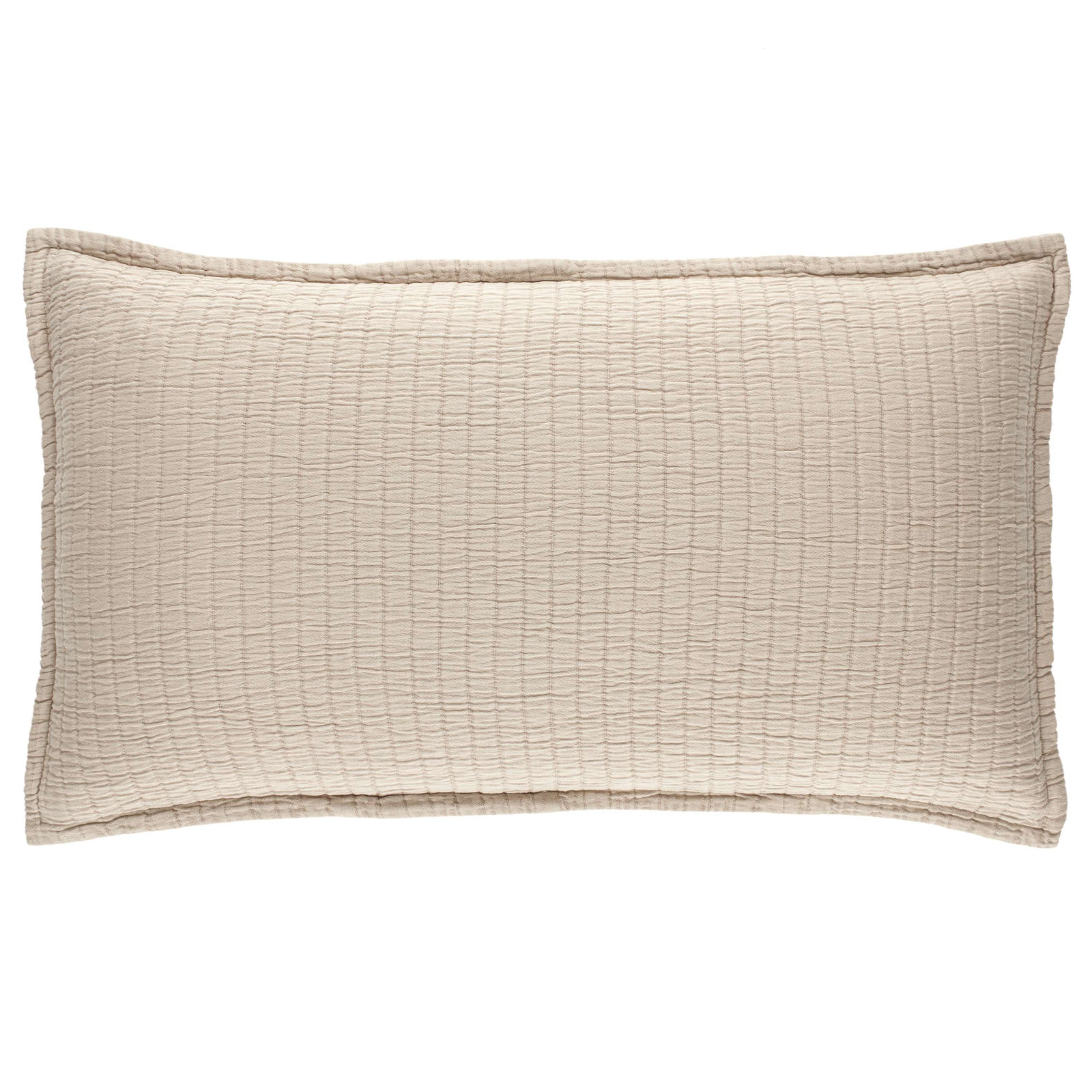 Boyfriend 100% Cotton Envelope Sham, King, Sand