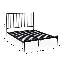 Kingsize (5') Iron Spindle Bed