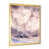 Toile avec cadre photo doré