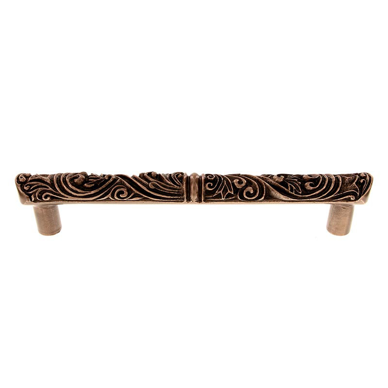 Liscio Appliance Pull, 2" H x 13.5" W x 1" D, Antique Copper