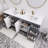 Spring 72" Double Bathroom Vanity Set-89140823