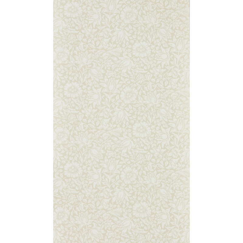 Mallow Wallpaper, Cream Ivory